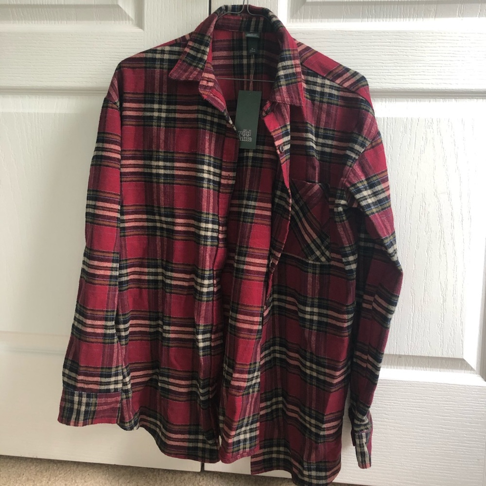 Wild fable plaid shirt